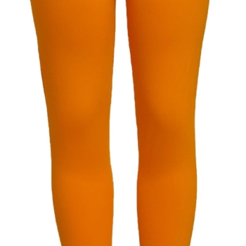 Laiqa Branded Full Length Leggings Fanta orange OTF273