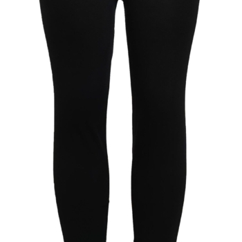 Laiqa Branded Full Length Leggings Black OTF277