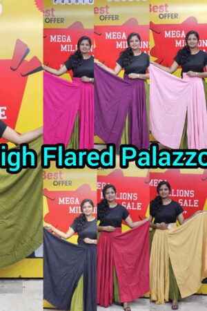0. High Flared Palazzos
